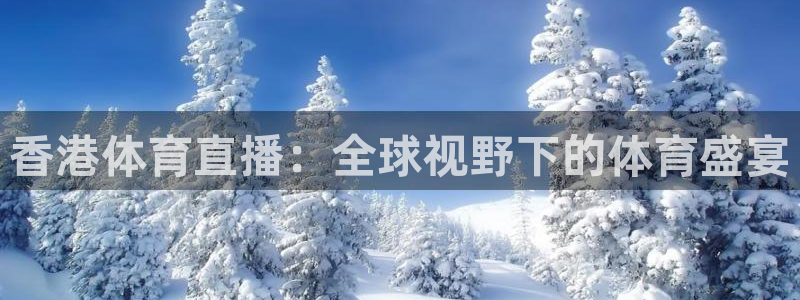 香港体育直播：全球视野下的体育盛宴